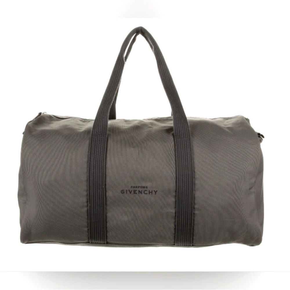 Givenchy Gray Duffel Bag with Minimalist Design and Durable Fabric